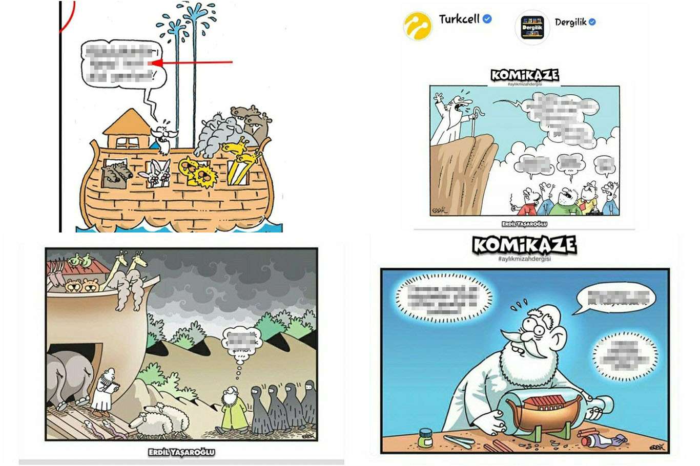 Turkcell'e karikatür rezaleti tepkisi: Ahlaksızca ve edepsizce Turkcell'e karikatür rezaleti tepkisi: Ahlaksızca ve edepsizce